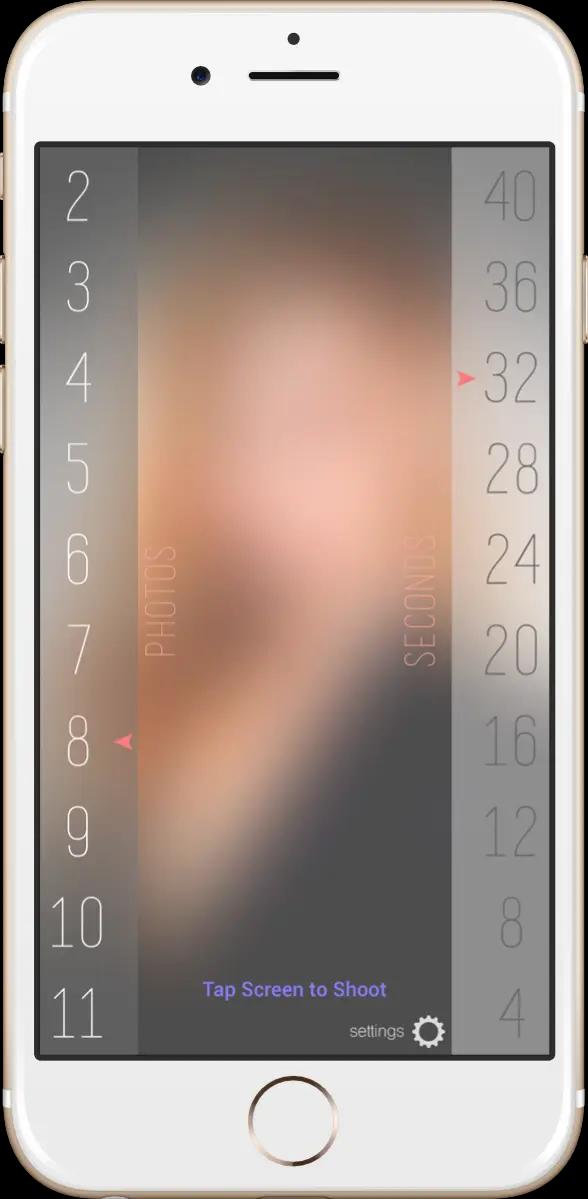 Image of iPhone running Manyshot app